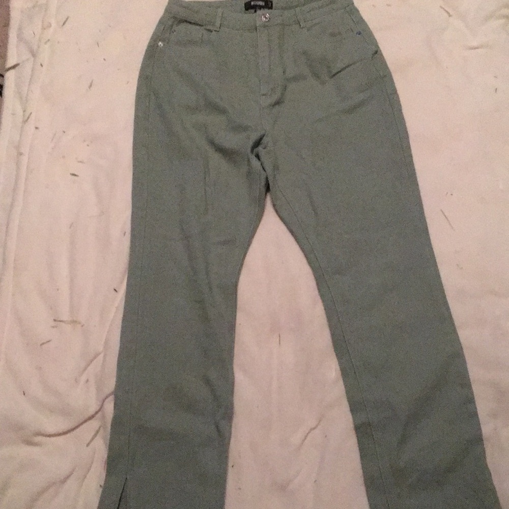 Missguided jeans size 8, Green, New..
